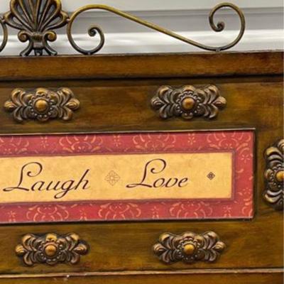 Live Laugh Love Metal Sign