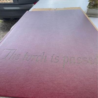 The Torch is Passed Leather Book