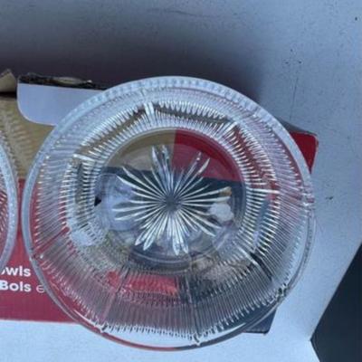 8 Piece Set of Glass Bowls