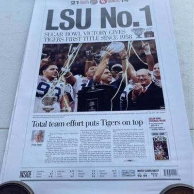 LSU Number 1 Prints