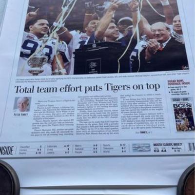 LSU Number 1 Prints