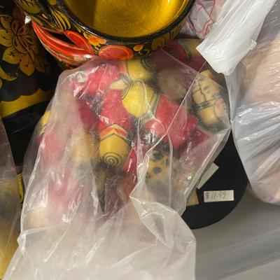 Khokloma Wood Lot-Hundreds of Pieces