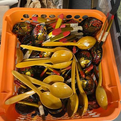 Khokloma Wood Lot-Hundreds of Pieces