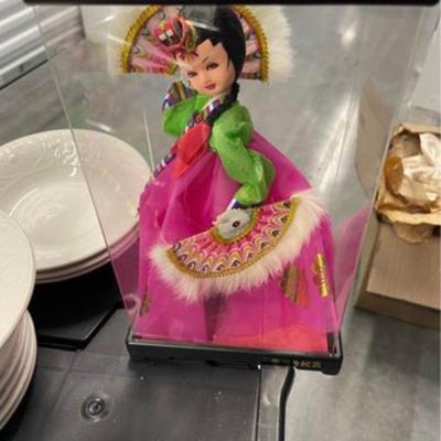 Asian Doll in Plastic Case