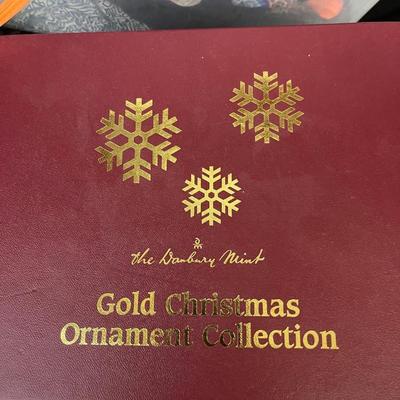 2011 Danbury Mint Gold Christmas Ornament Collection