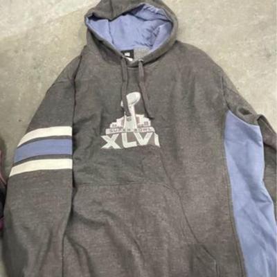Super Bowl Hoodie XLVI Size XL