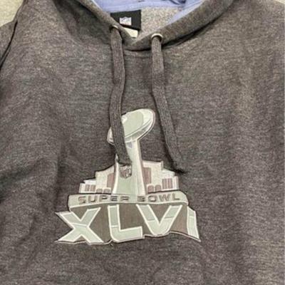 Super Bowl Hoodie XLVI Size XL