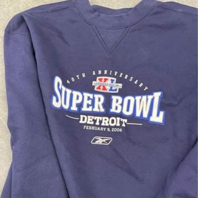 Super Bowl XL Sweatshirt Size XL