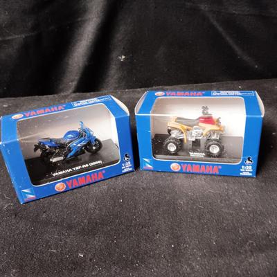 YAMAHA YZF-R6 MOTORCYCLE AND YAMAHA BANSHEE 4 WHEELER MODELS