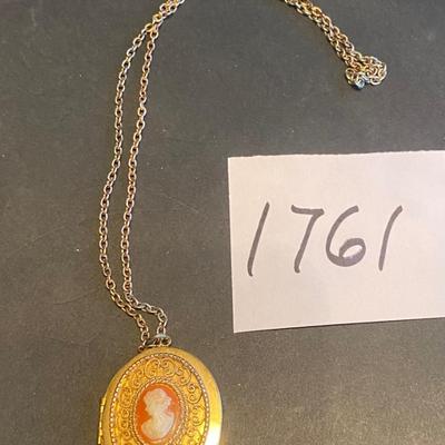 Cameo Locket Necklace