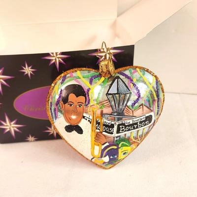 Lot #175 Christhoper Radko New Orleans Christmas Ornament - has box