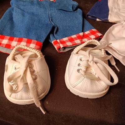 BUILD-A-BEAR CLOTHES AND SKECHERS SHOES