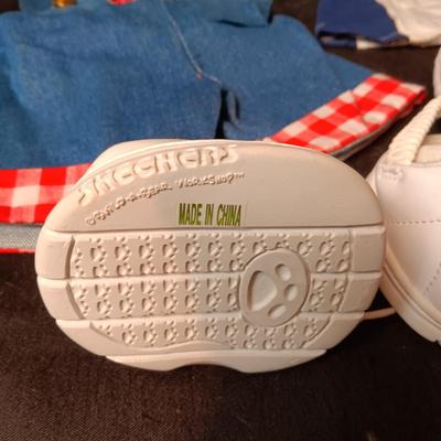 BUILD-A-BEAR CLOTHES AND SKECHERS SHOES