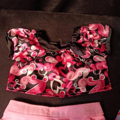 BUILD-A-BEAR CLOTHES AND HANGERS