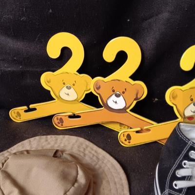 BUILD-A-BEAR CLOTHES, HATS, SHOES AND HANGERS