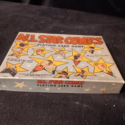 1934 ALL STAR COMICS PLAYING CARD GAME
