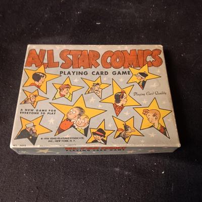 1934 ALL STAR COMICS PLAYING CARD GAME