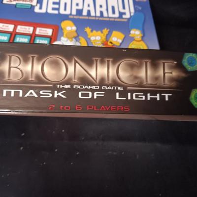 THE SIMPSONS JEOPARDY! AND BIONICLE MASK OF LIGHT