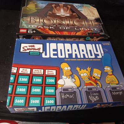 THE SIMPSONS JEOPARDY! AND BIONICLE MASK OF LIGHT