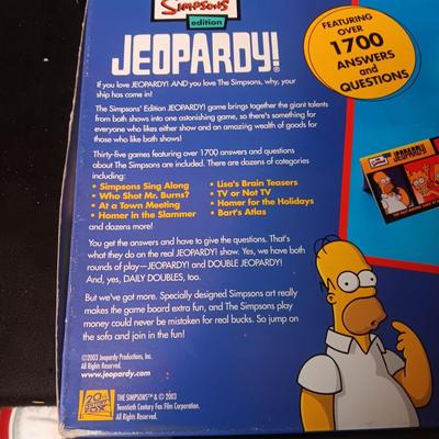 THE SIMPSONS JEOPARDY! AND BIONICLE MASK OF LIGHT