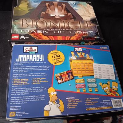THE SIMPSONS JEOPARDY! AND BIONICLE MASK OF LIGHT