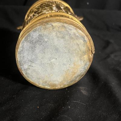 Brass Holy Water Vessel & Hammered Brass Pot (DR-MG)