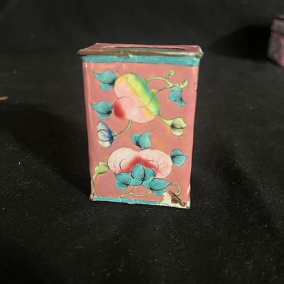 Cloissone Enameled Metal Vase & More Enameled Metal Items (DR-MG)