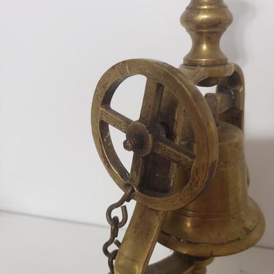 Two Brass Tavern Candlesticks (DR-KD)