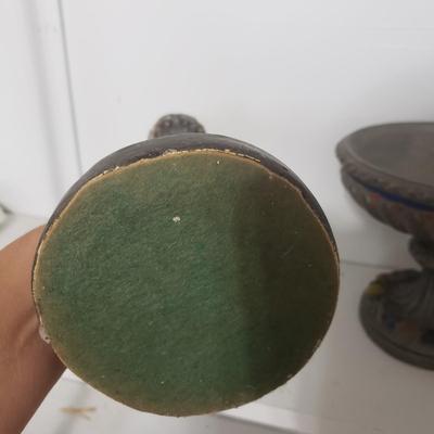 Matching Decorative Candlesticks and Bowl (DR-KD)