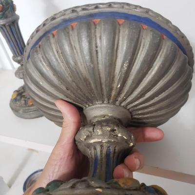 Matching Decorative Candlesticks and Bowl (DR-KD)