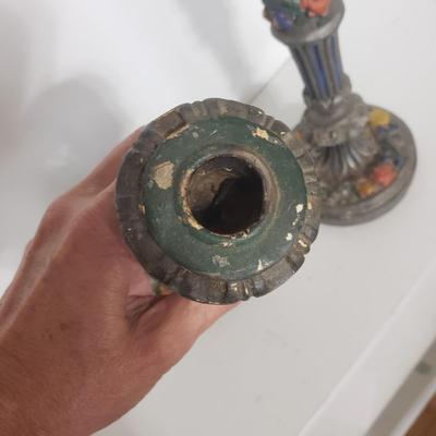 Matching Decorative Candlesticks and Bowl (DR-KD)