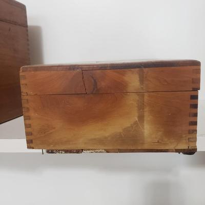 Two Dovetailed Wooden Boxes (DR-KD)