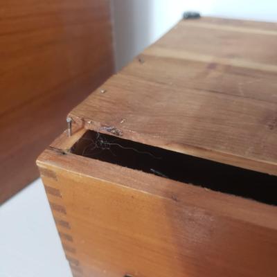 Two Dovetailed Wooden Boxes (DR-KD)