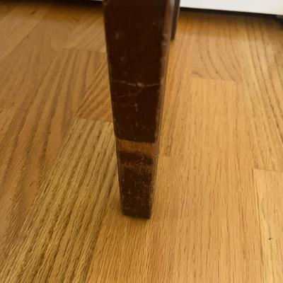 Two Dovetailed Drawer Wooden Side Table (DR-MG)