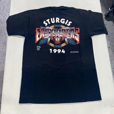 1994 Single Stitch Sturgis Motorcycle Rally Tee Shirt - “In the Wind, Flyin’ Free”