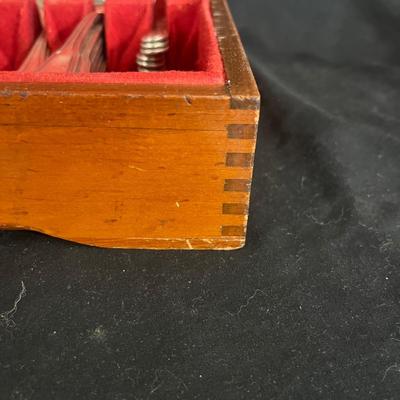 H & ES Co. Flatware With Wooden Box & More Flatware (DR-MG)