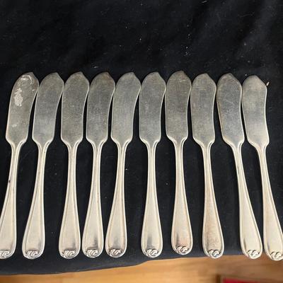 H & ES Co. Flatware With Wooden Box & More Flatware (DR-MG)