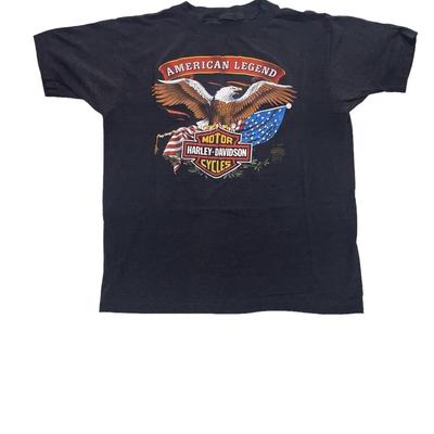 1985 Harley-Davidson Single Stitch Tee Shirt - Okla. City, OK