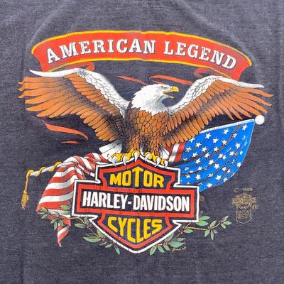 1985 Harley-Davidson Single Stitch Tee Shirt - Okla. City, OK
