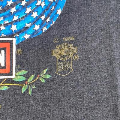 1985 Harley-Davidson Single Stitch Tee Shirt - Okla. City, OK