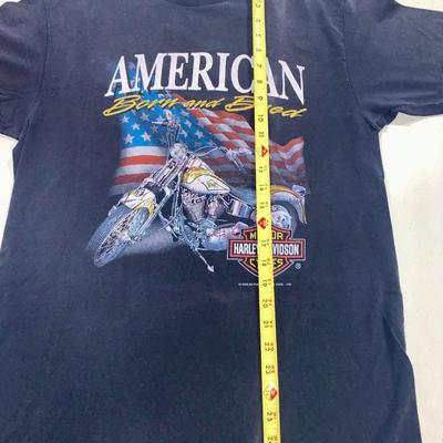 1992 Harley-Davidson Tee Shirt by 3D Emblem - “Born and Bred”