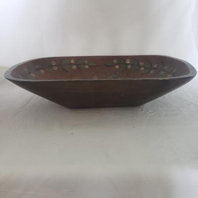 Painted Hand Carved Bowl and More (LR-KD)