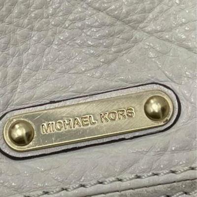 Vintage Michael Kors Ivory/Cream Large Pebble Leather Handbag Gold Hardware