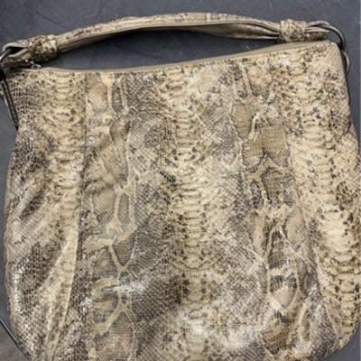 Coach Kriston Python Hobo Bag