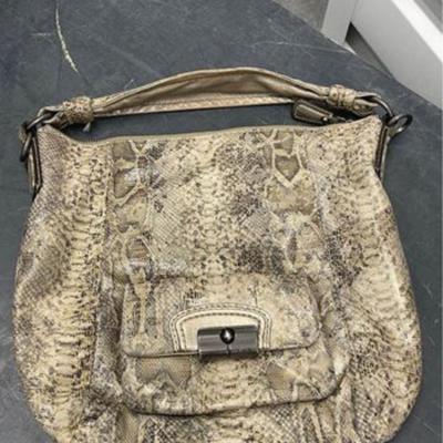 Coach Kriston Python Hobo Bag