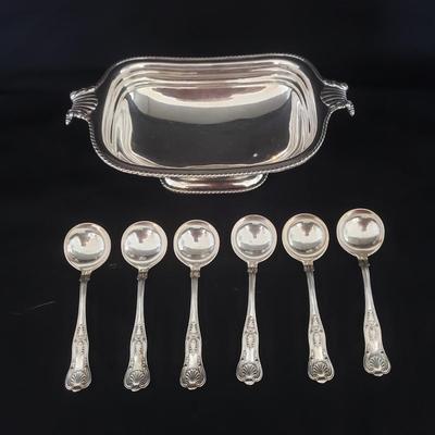 Gorham Spoons and Serving Bowl (LR-KD)