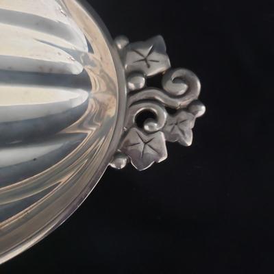 Sterling Tiffany & Co. Pumpkin Bowl and Spoon (LR-KD)