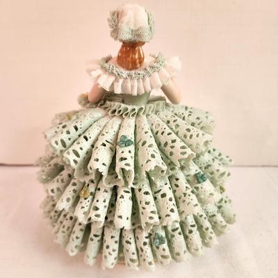 Lot #181 Irish Dresden figurine "Going to the Fair"