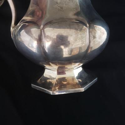 Sterling Silver Engraved Platter, Pitcher and Decorative Bowl (LR-KD)