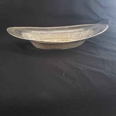 Sterling Silver Engraved Platter, Pitcher and Decorative Bowl (LR-KD)